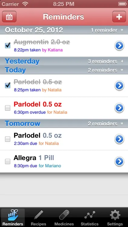 Reminders