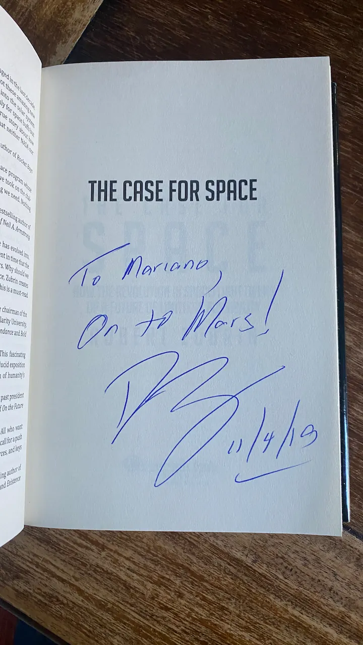 He signed my copy.